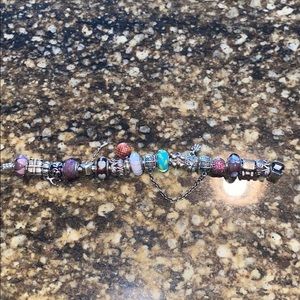 Fully charmed pandora bracelet